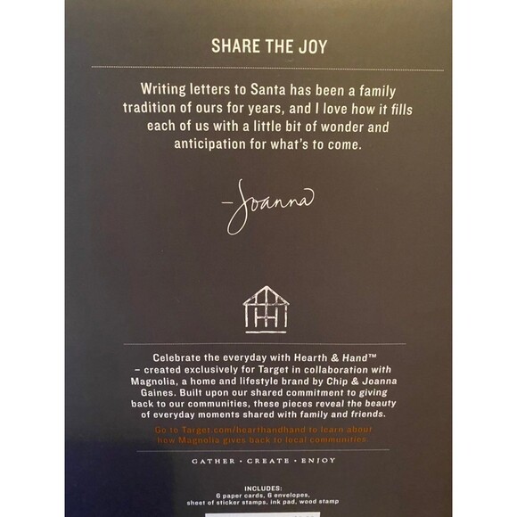 Hearth and Hand with Magnolia Letters to Santa Set - Picture 2 of 7